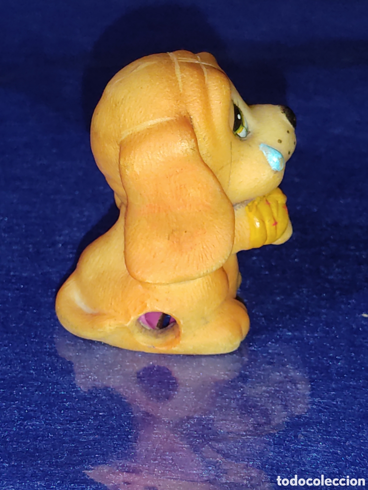 Escriban&iacute;a: Sacapuntas perro de goma de coleccion. - Foto 2