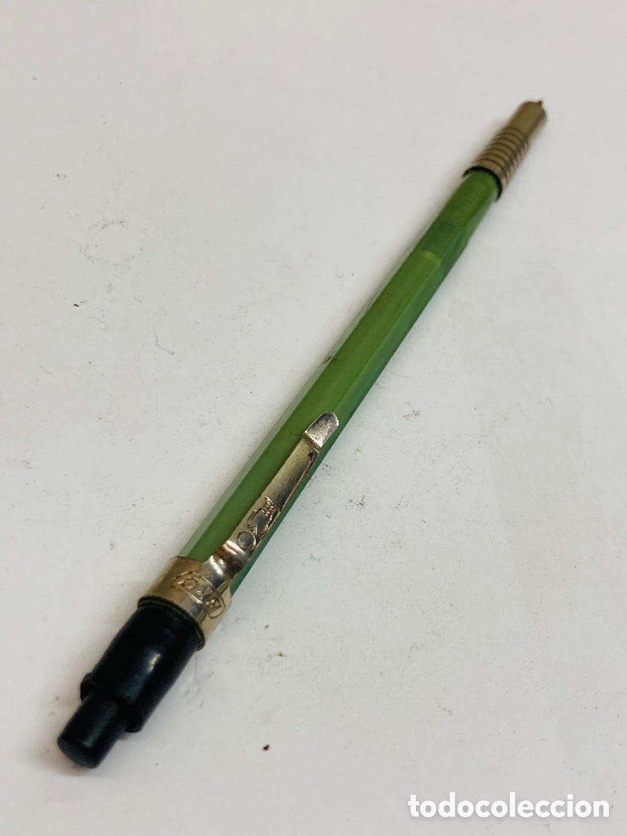 Escriban&iacute;a: Portaminas Bic cuerpo celuloide verde - Foto 2