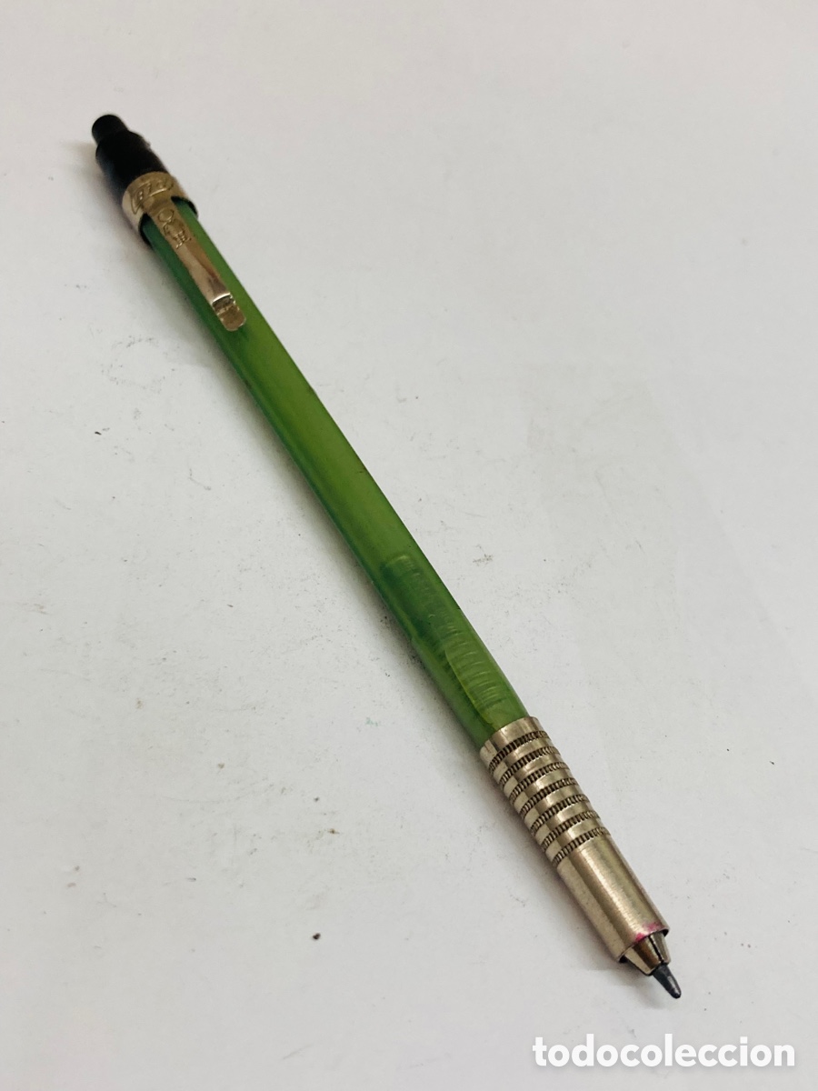 Escriban&iacute;a: Portaminas Bic cuerpo celuloide verde - Foto 1