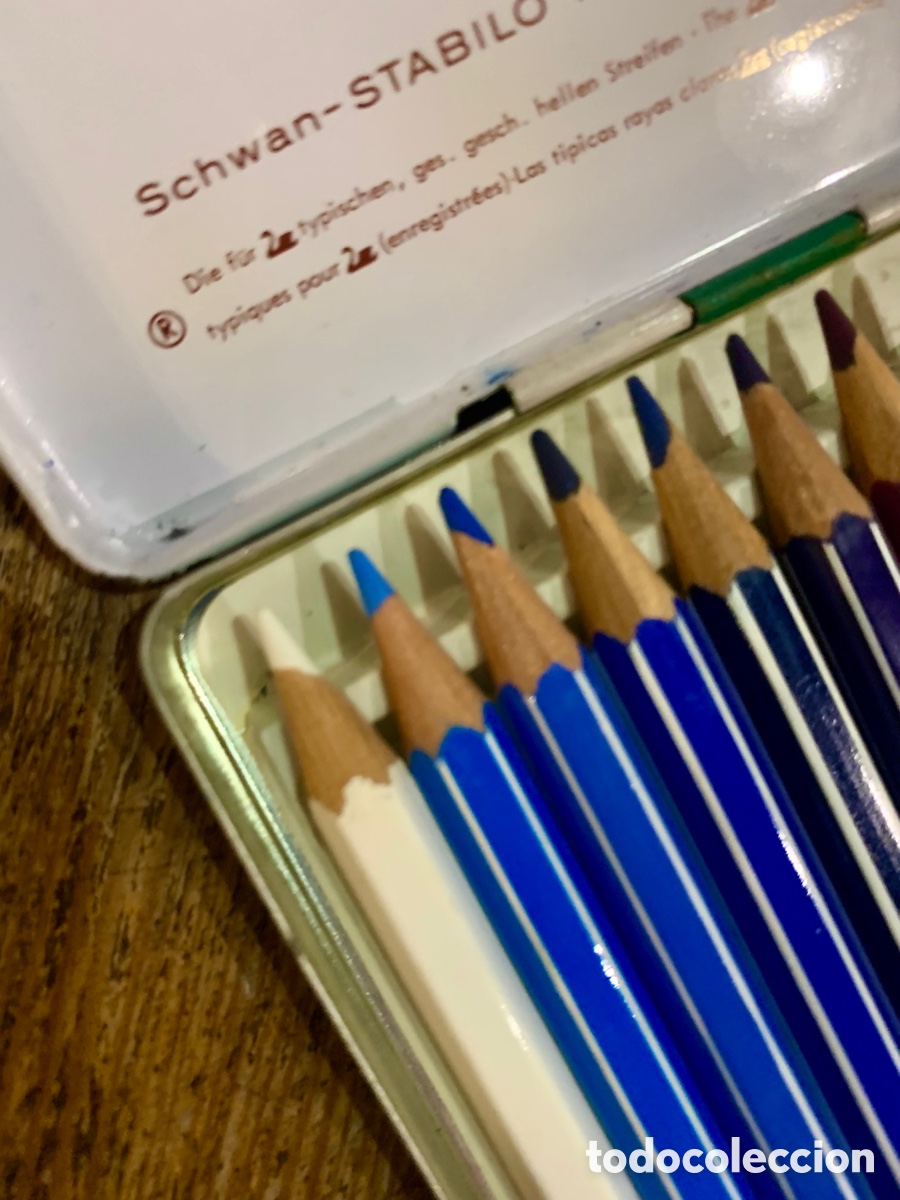 Escriban&iacute;a: CAJA MET&Aacute;LICA L&Aacute;PICES STABILO - Foto 7
