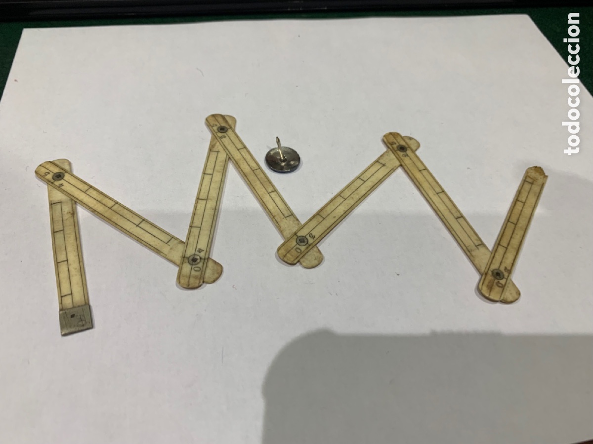 Escriban&iacute;a: Metro Carpintero Miniatura ( Hueso ) 35 cm - Foto 4