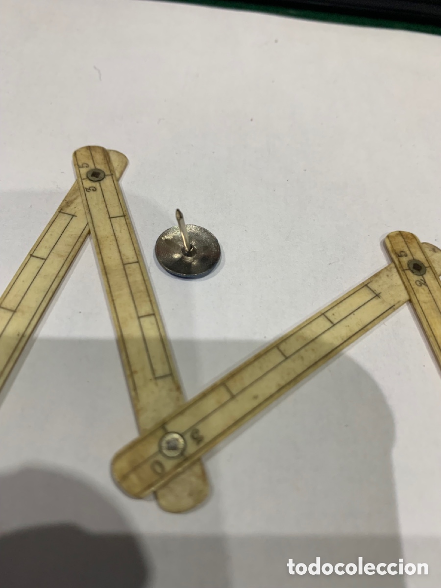 Escriban&iacute;a: Metro Carpintero Miniatura ( Hueso ) 35 cm - Foto 6