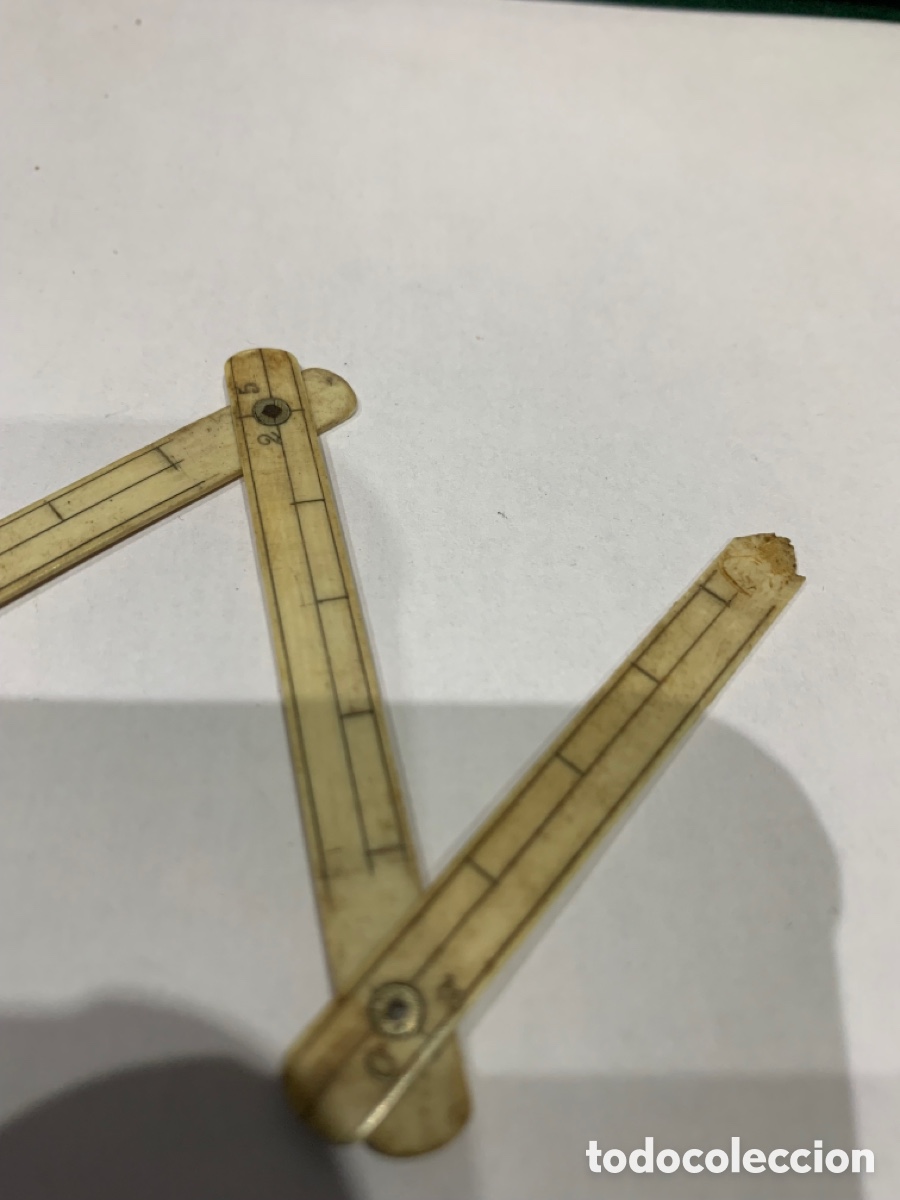 Escriban&iacute;a: Metro Carpintero Miniatura ( Hueso ) 35 cm - Foto 7