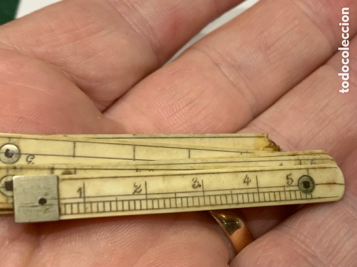 Escriban&iacute;a: Metro Carpintero Miniatura ( Hueso ) 35 cm - Foto 10