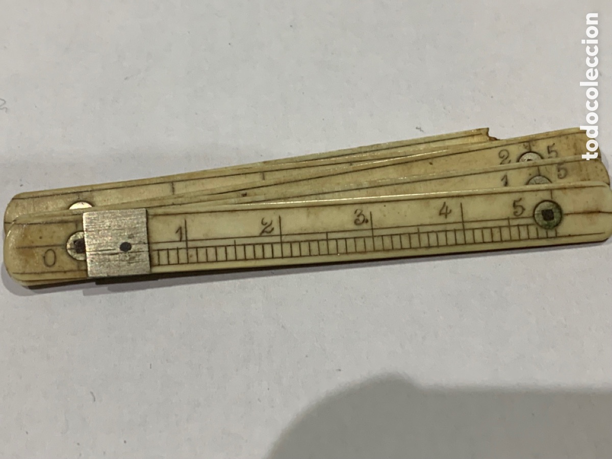 Escriban&iacute;a: Metro Carpintero Miniatura ( Hueso ) 35 cm - Foto 11