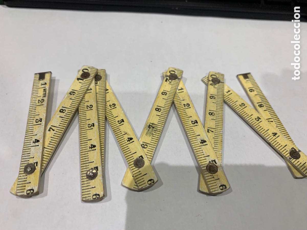 Escriban&iacute;a: Metro Carpintero Miniatura ( Madera ) 50 cm - Foto 2