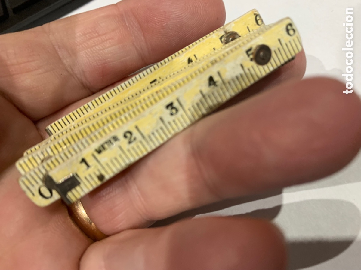 Escriban&iacute;a: Metro Carpintero Miniatura ( Madera ) 50 cm - Foto 7
