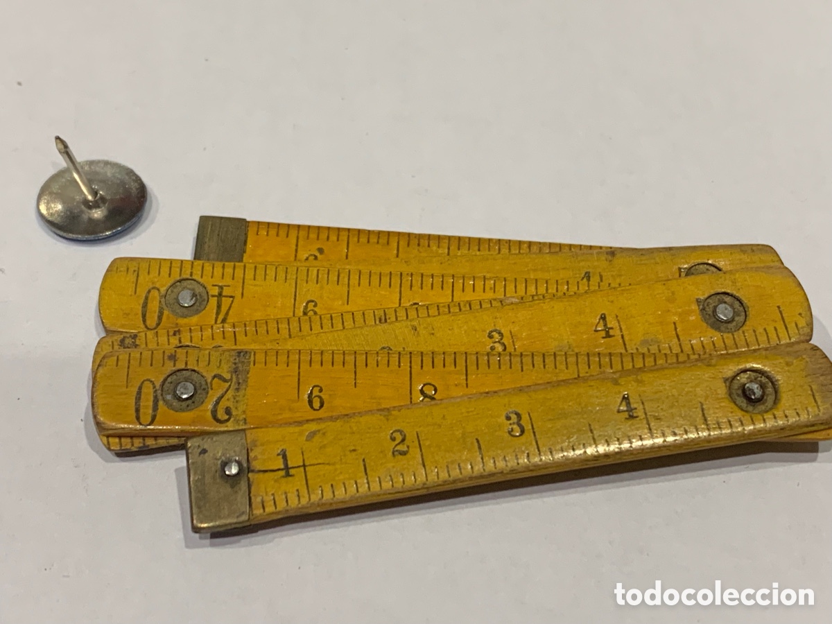 Escriban&iacute;a: Metro Carpintero Miniatura ( madera ) en cm y pulgadas - - Foto 3