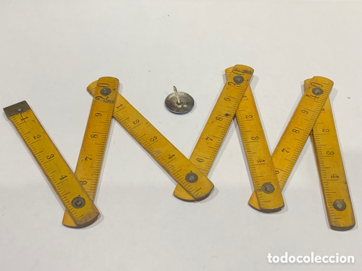 Escriban&iacute;a: Metro Carpintero Miniatura ( madera ) en cm y pulgadas - - Foto 5