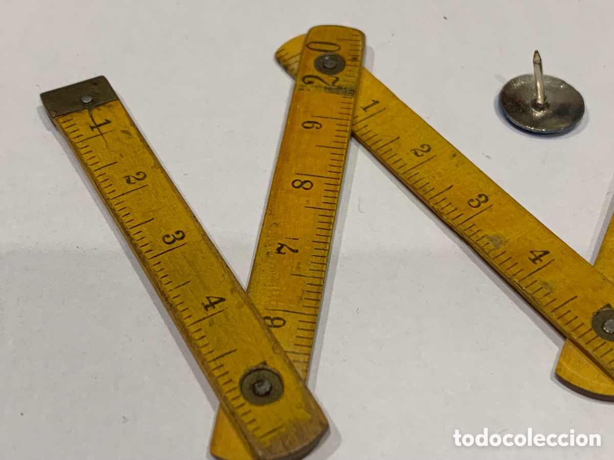 Escriban&iacute;a: Metro Carpintero Miniatura ( madera ) en cm y pulgadas - - Foto 6