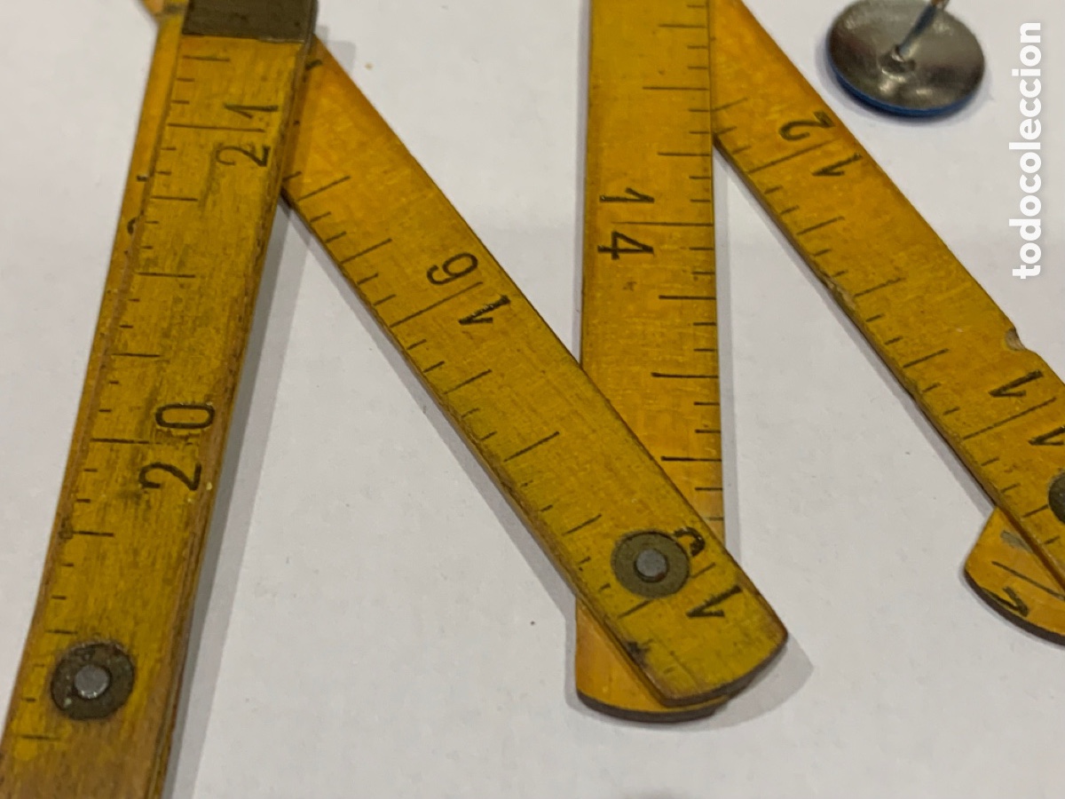 Escriban&iacute;a: Metro Carpintero Miniatura ( madera ) en cm y pulgadas - - Foto 9