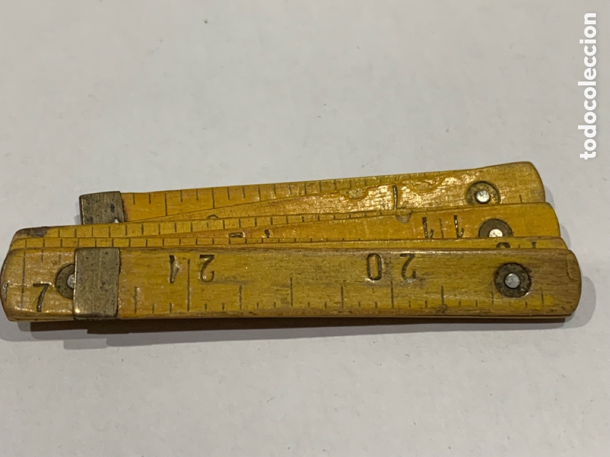 Escriban&iacute;a: Metro Carpintero Miniatura ( madera ) en cm y pulgadas - - Foto 11