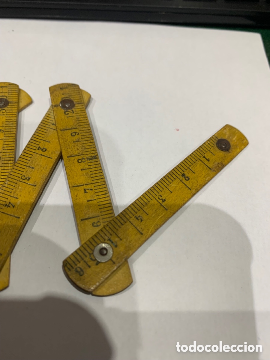 Escriban&iacute;a: Metro Carpintero Miniatura (Madera) 40 cm / y Pulgadas - Foto 6
