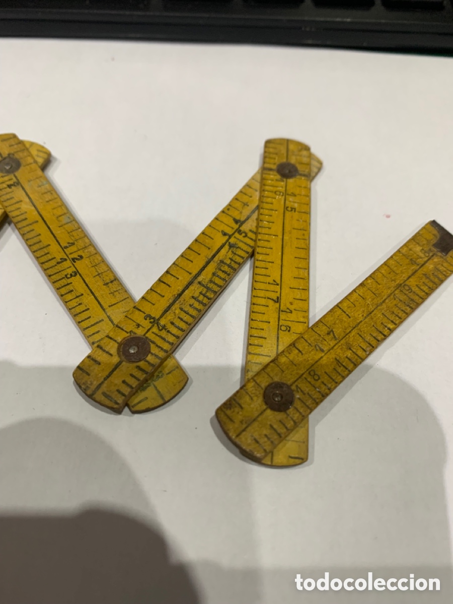 Escriban&iacute;a: Metro Carpintero Miniatura (Madera) 40 cm / y Pulgadas - Foto 10