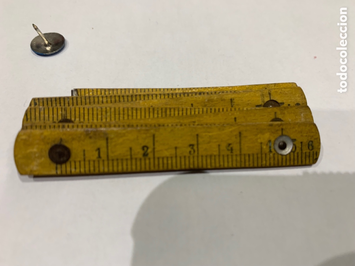 Escriban&iacute;a: Metro Carpintero Miniatura (Madera) 40 cm / y Pulgadas - Foto 11