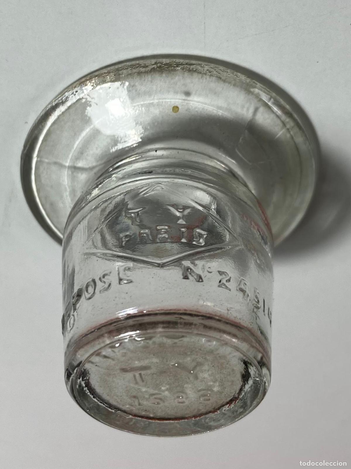 Escriban&iacute;a: 112-Tintero de cristal para pupitre T. Y. Paris. - Foto 2