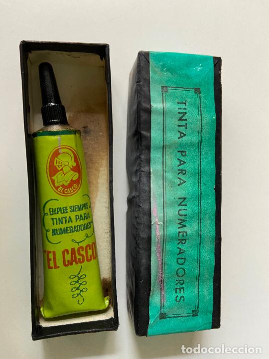 Escriban&iacute;a: 127.- Tinta pata numeradores El Casco. Caja - Foto 1