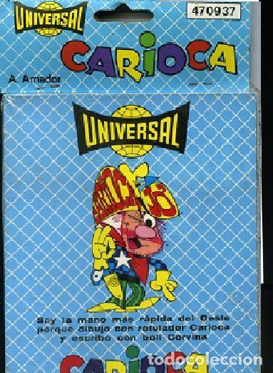 Escriban&iacute;a: CAJA PRECINTADA SIN ABRIR 12 ROTULADORES CARIOCA original a&ntilde;os 80