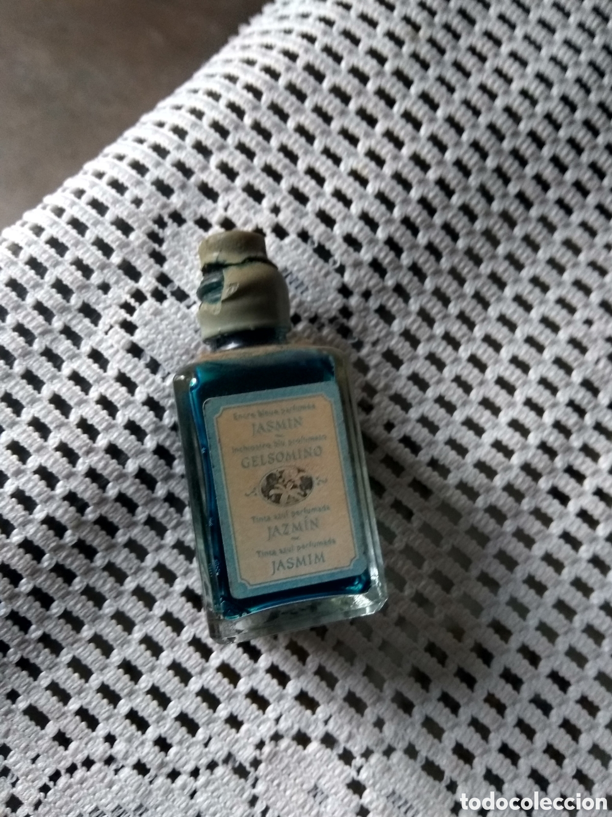 Escriban&iacute;a: TINTERO TINTA AZUL PERFUMADA JAZMIN - Foto 3