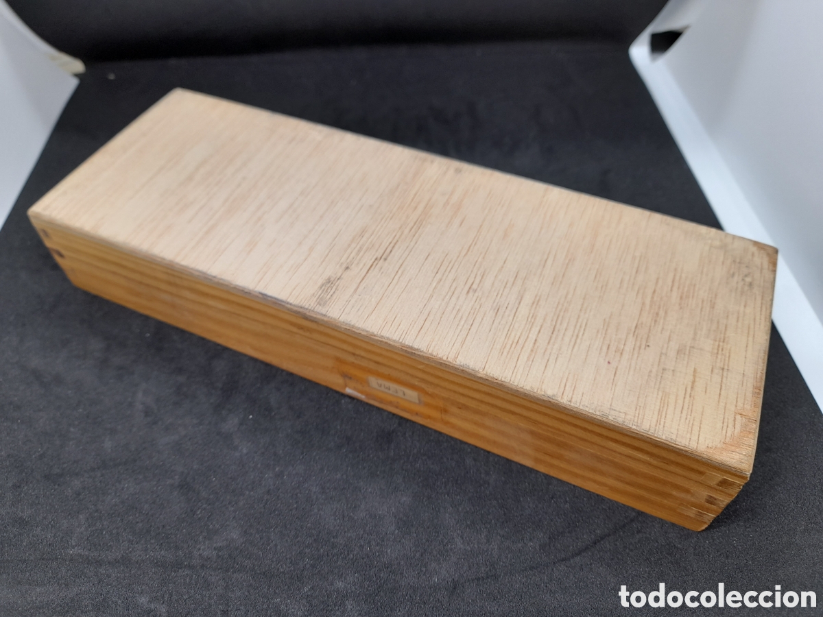 Escriban&iacute;a: ANTIGUO PLUMIER DE MADERA. - Foto 4