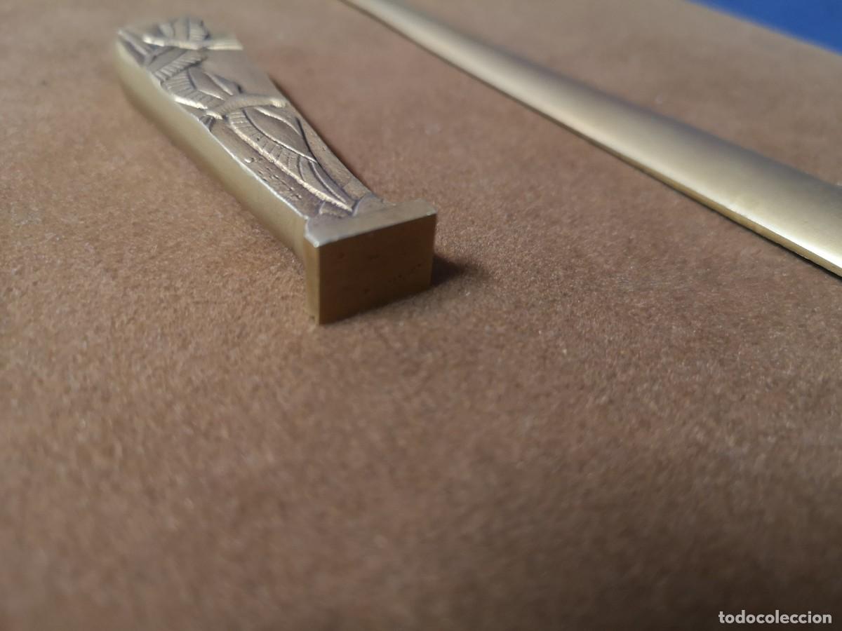 Escriban&iacute;a: ESTUCHE CON ABRECARTAS Y SELLO ART DECO - Foto 7