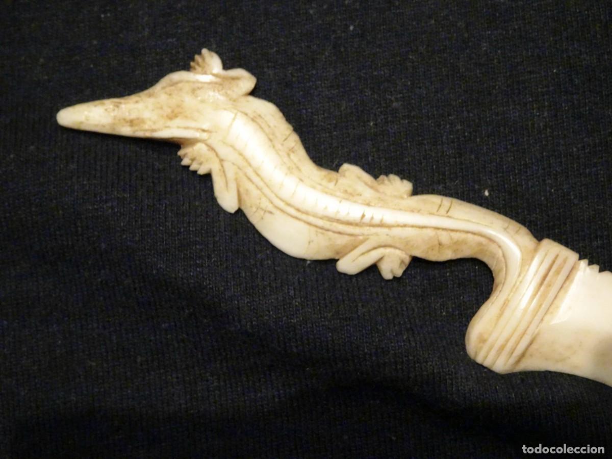 Escriban&iacute;a: Figura de Marfil Salamandra Marcap&aacute;ginas - Foto 1