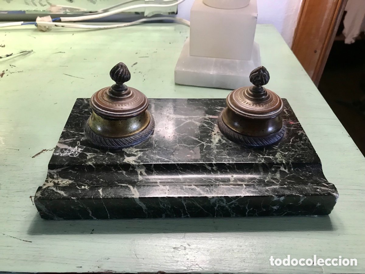 Escriban&iacute;a: Tintero Napole&oacute;n III Oasis Green - Foto 4