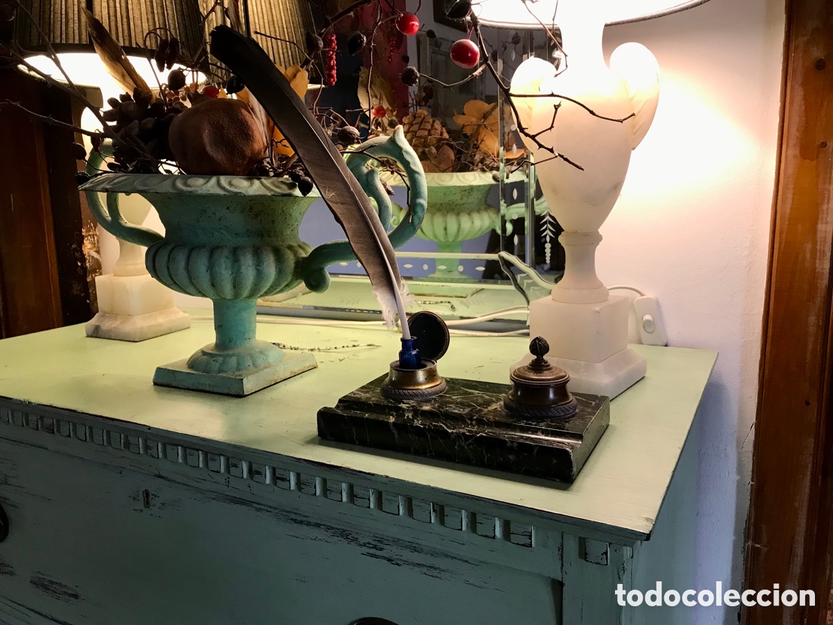Escriban&iacute;a: Tintero Napole&oacute;n III Oasis Green - Foto 1