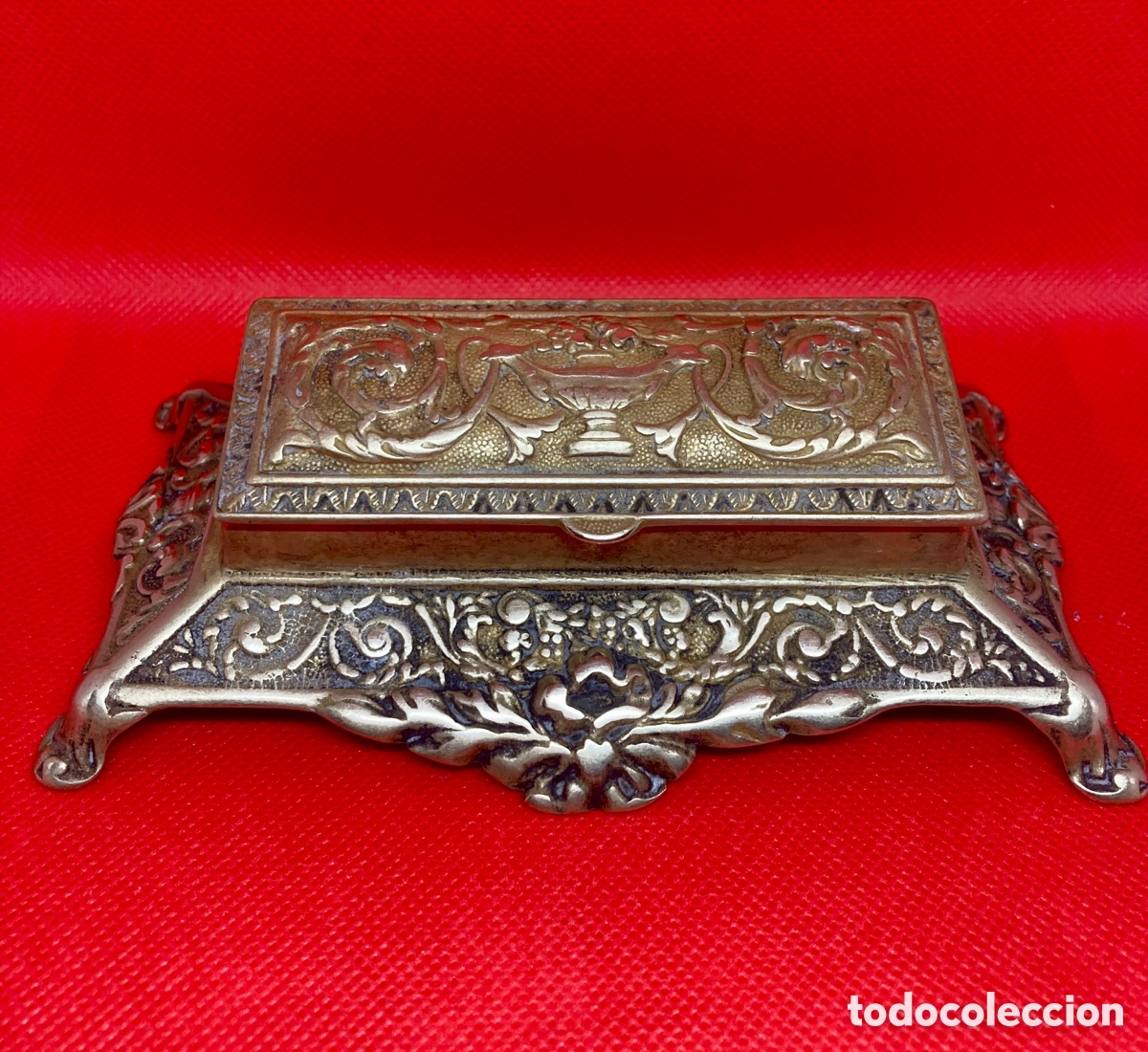 Escriban&iacute;a: Guarda sellos de bronce ,3 espacios CIRCA 1920, - Foto 6