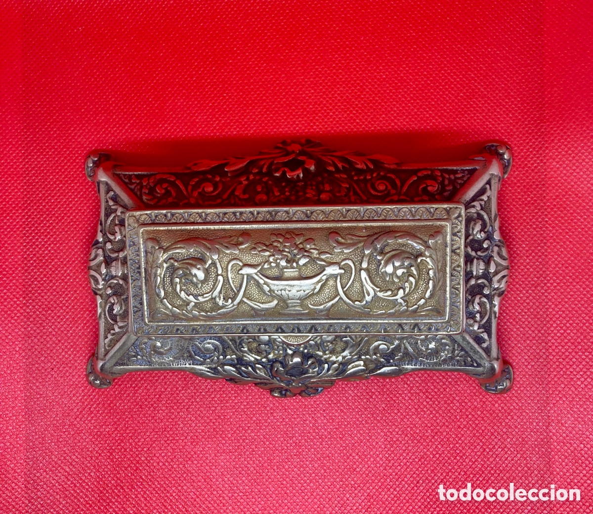 Escriban&iacute;a: Guarda sellos de bronce ,3 espacios CIRCA 1920, - Foto 9