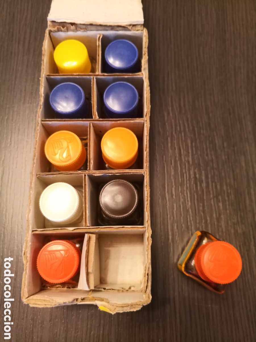 Escriban&iacute;a: Caja Antiguos Tinteros PELIKAN - Foto 4