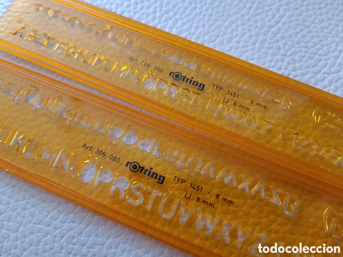 Escriban&iacute;a: REGLAS DE ROTULACI&Oacute;N ROTRING - Foto 3