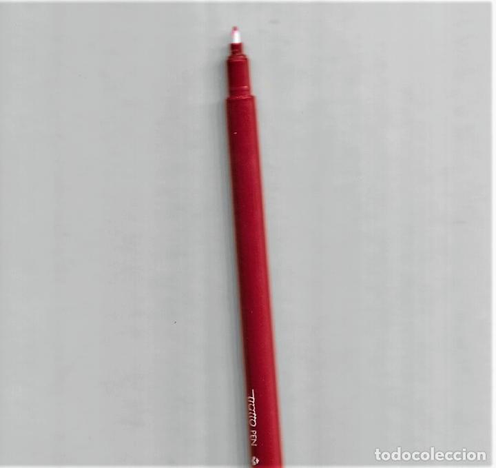 Escriban&iacute;a: ANTIGUO ROLLER TRATTO PEN - - ROJO - SIN USAR - Foto 2