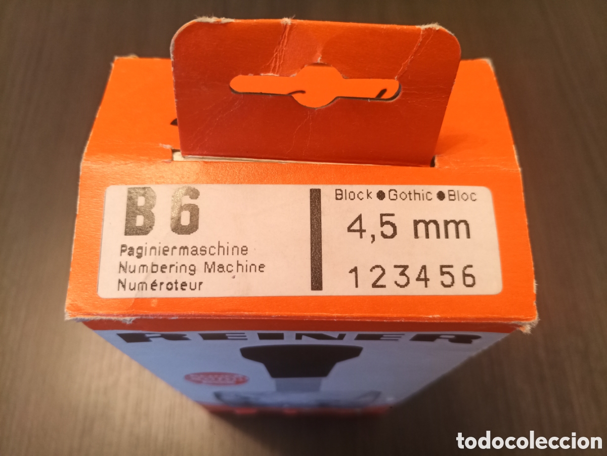 Escriban&iacute;a: Antiguo Sello Numerador Automatico REINER B6 - Foto 10