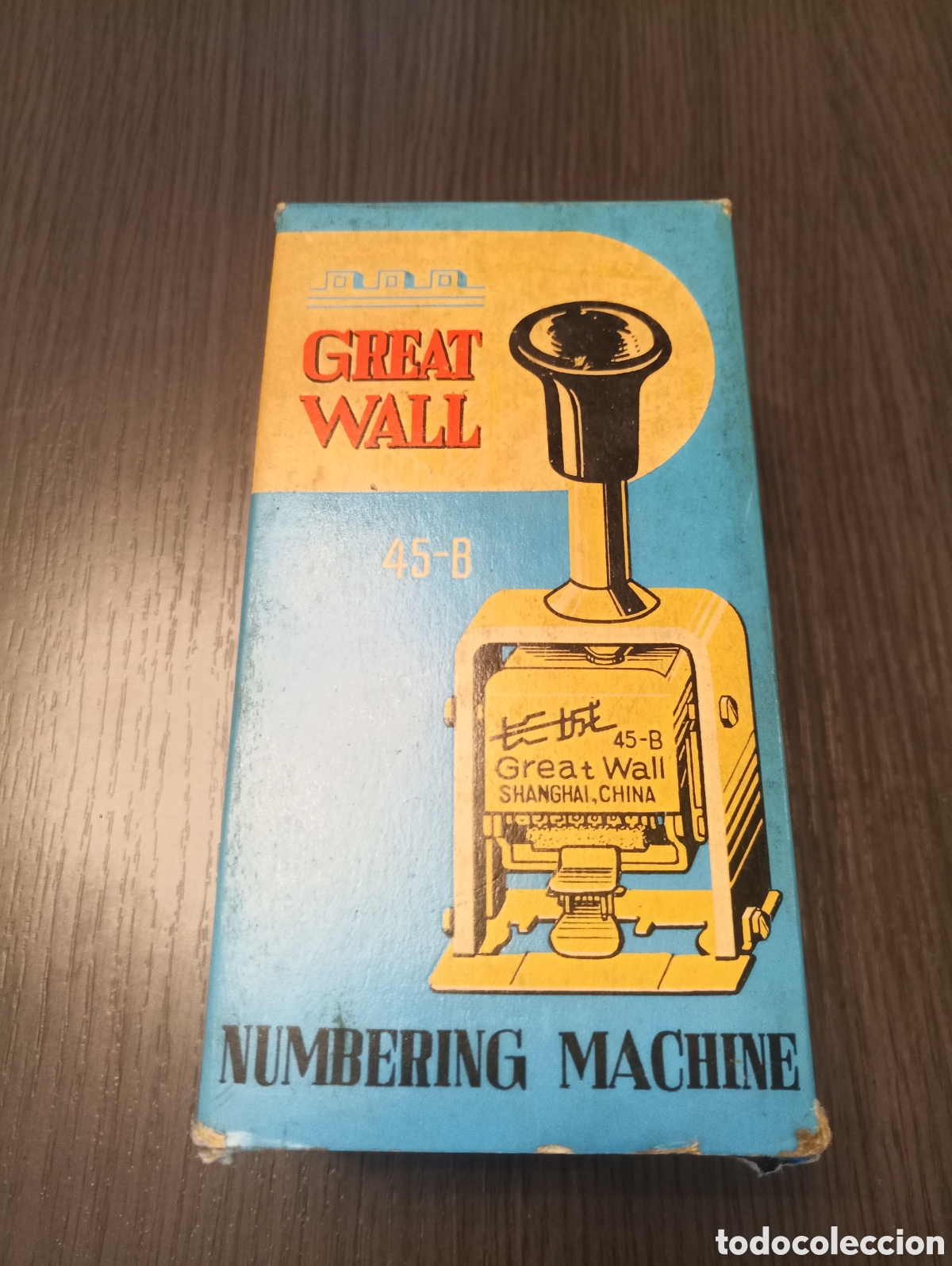 Escriban&iacute;a: Antiguo Sello Numerador GREAT WALL - Foto 2