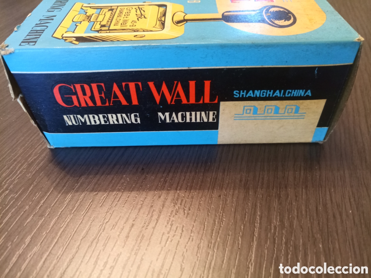 Escriban&iacute;a: Antiguo Sello Numerador GREAT WALL - Foto 12