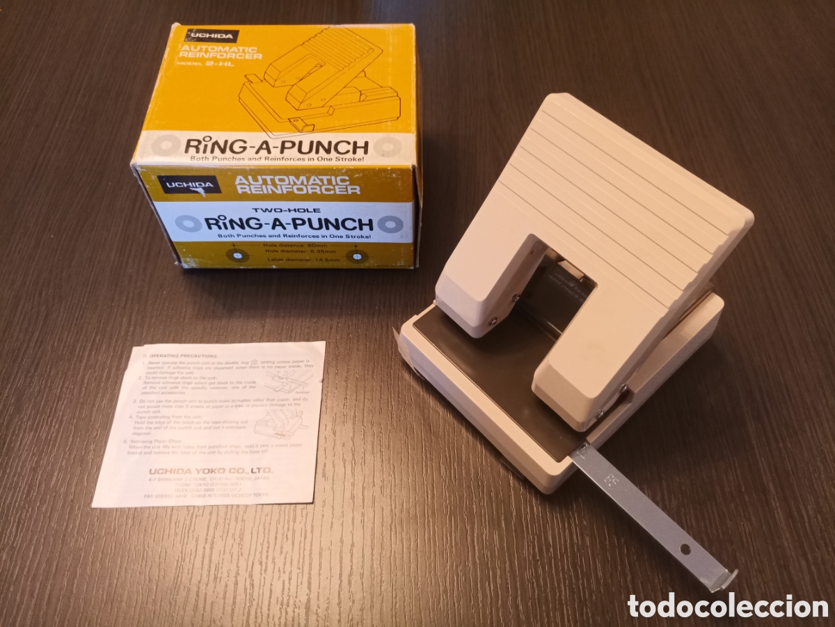 Escriban&iacute;a: Antiguo Taladro / Perforador Automatico UCHIDA - Foto 1