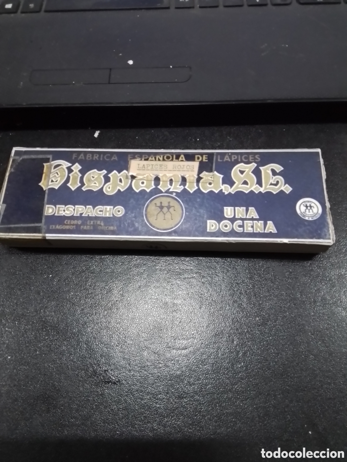 Escriban&iacute;a: Caja de l&aacute;pices Hispania Selllo de oro 882 - Foto 1