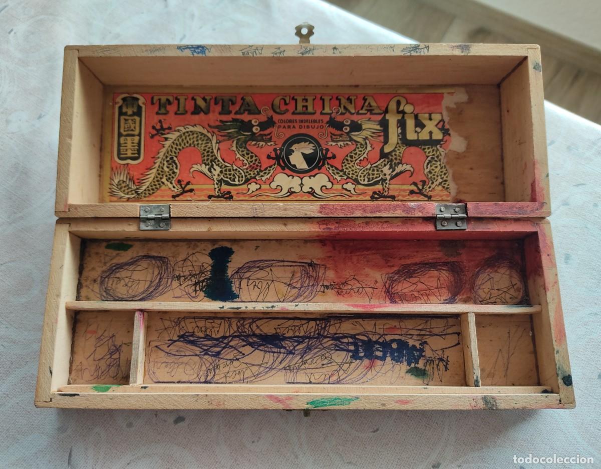 Escriban&iacute;a: Antiguo estuche de Tinta China Fix - Foto 1
