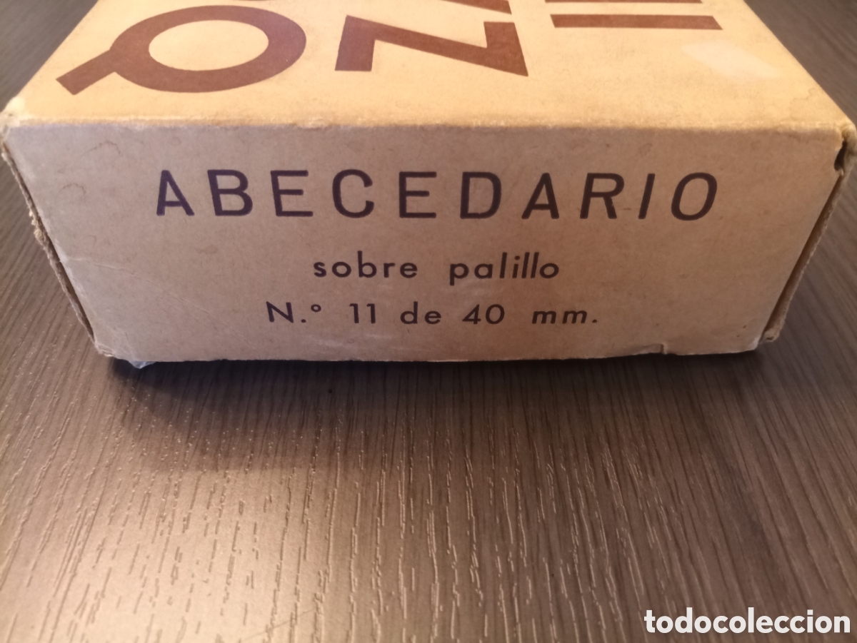 Escriban&iacute;a: Antiguo Abecedario Sobre Palillo N&deg;11 - Foto 6