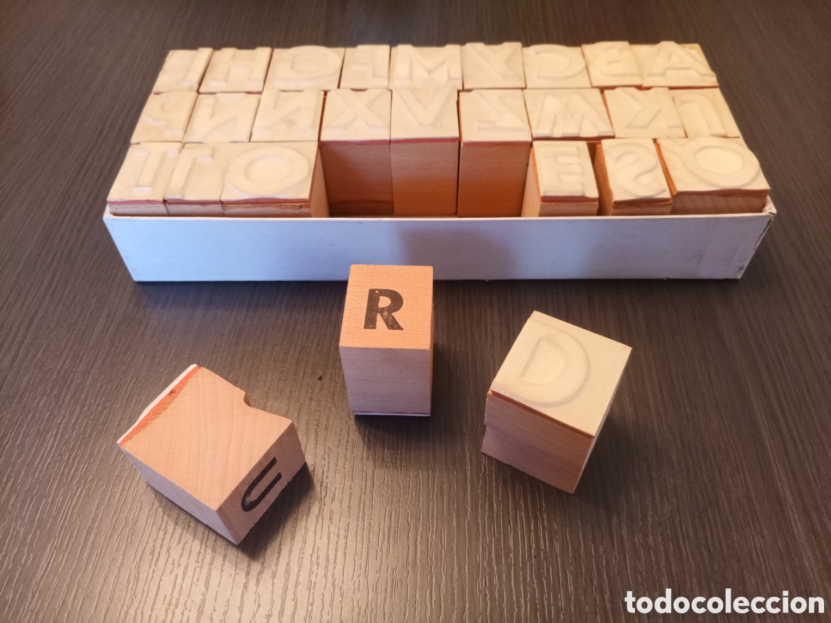 Escriban&iacute;a: Antiguo Abecedario Sobre Palillo N&deg;11 - Foto 2