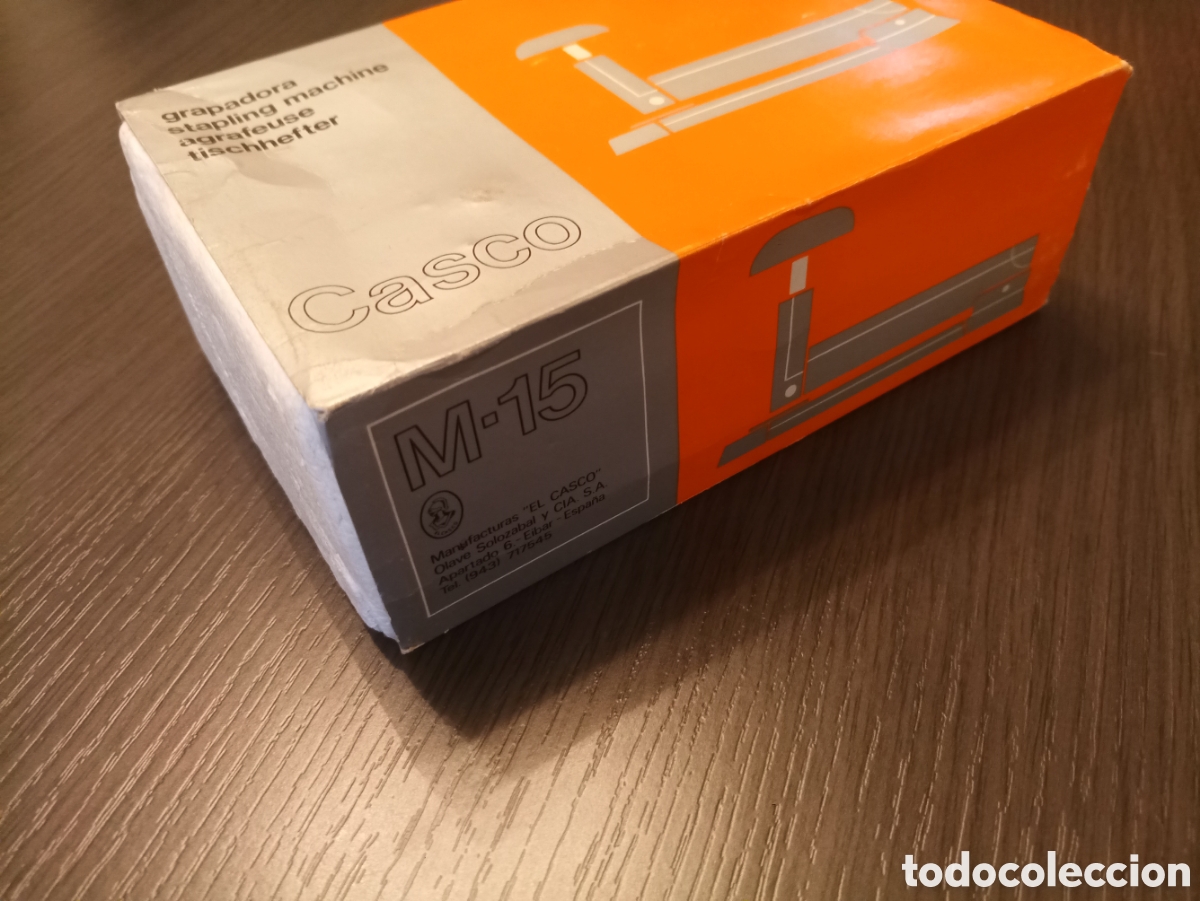 Escriban&iacute;a: Antigua Grapadora Sobremesa EL CASCO M-15 - Foto 15
