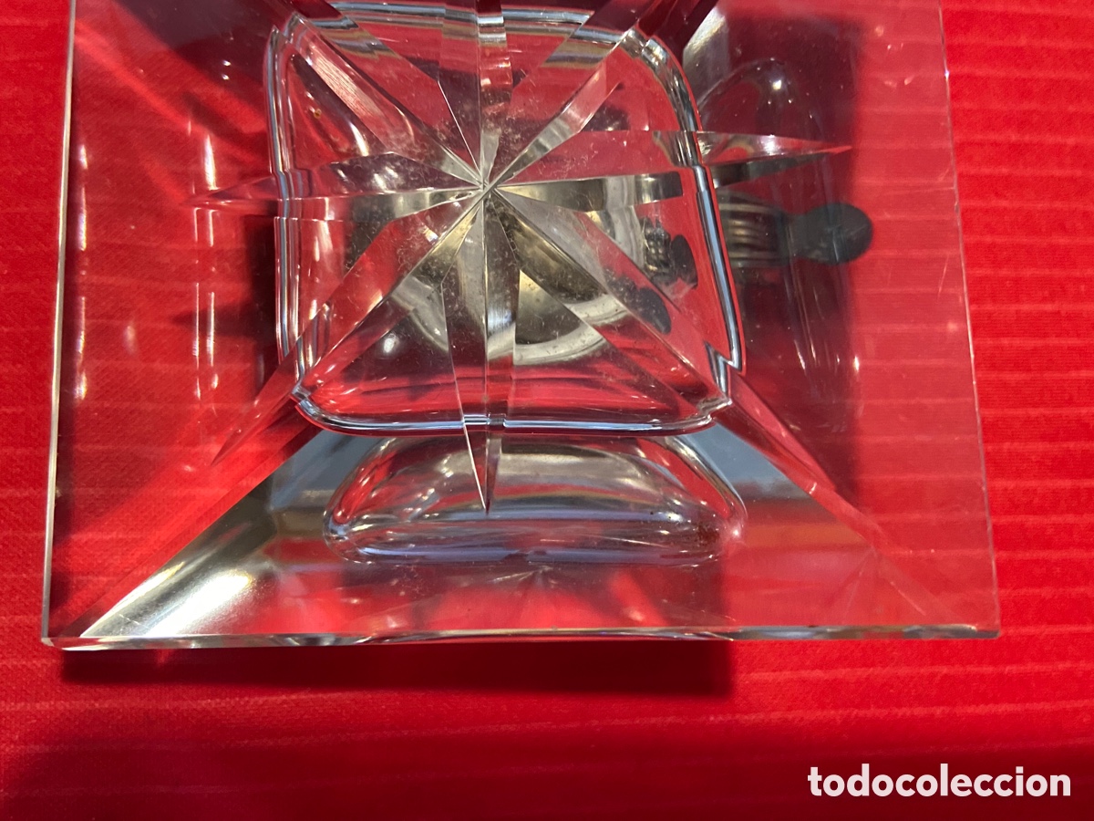 Escriban&iacute;a: Antiguo tintero de cristal - Foto 6