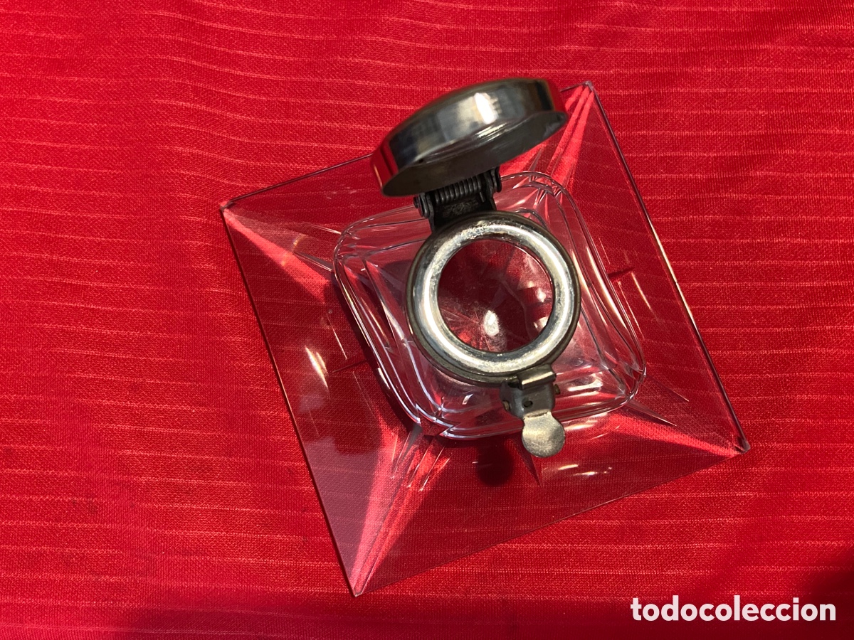 Escriban&iacute;a: Antiguo tintero de cristal - Foto 11