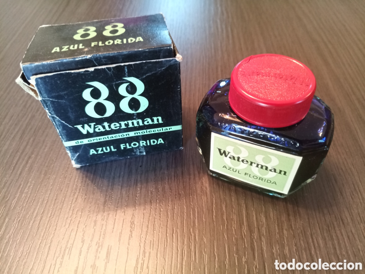 Escriban&iacute;a: Lote 4 Antiguos Tinteros WATERMAN - Foto 2