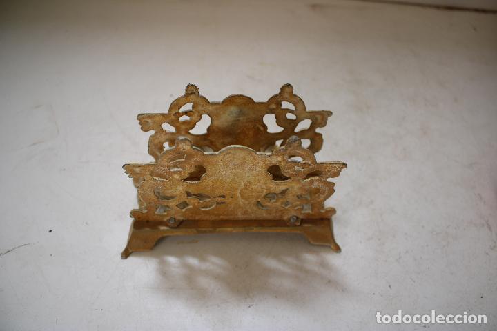 Escriban&iacute;a: escribania estante de cartas de bronce - Foto 3