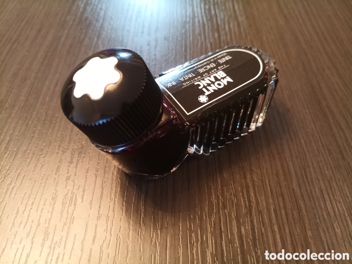 Escriban&iacute;a: Antiguo Tintero MONTBLANC 52 ML - Foto 5