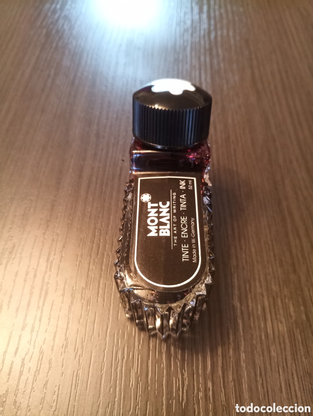 Escriban&iacute;a: Antiguo Tintero MONTBLANC 52 ML - Foto 6