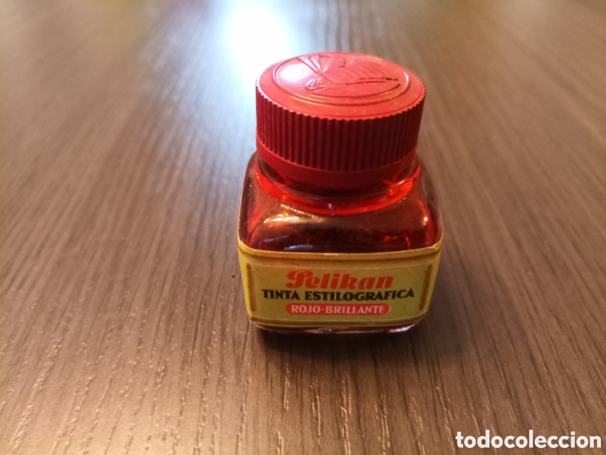 Escriban&iacute;a: Lote 4 Antiguos Tinteros PELIKAN - Foto 2