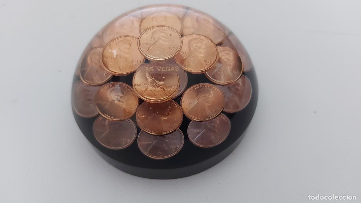 Escriban&iacute;a: PISAPAPELES &rdquo;LAS VEGAS&rdquo; CON MONEDAS - Foto 6